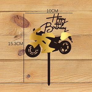 Honey And Sweetness Motorcycle <b>Car</b> Cake Toppers Birthday Party Dessert <b>Table</b> Decorations - Product Image 3