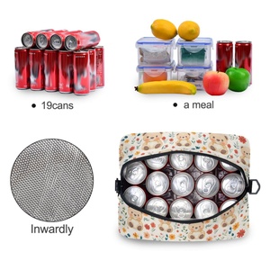 Hot Customs Print Food Delivery Aluminum Foil Thermal Insulated Tote Lunch Bag Grocery Shopping Insulated Cooler Bag - Product Image 4