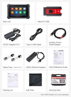 2025 para Autel MaxiCOM MK906 PRO Scanner Advanced Auto Computer Program Store Engine Herramienta de diagnóstico con capacidad de codificación ECU