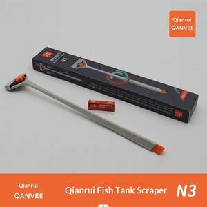 QANVEE N3 Nano-Q QANVEE Cuchilla Raspadora para Algas de <span class=keywords><strong>Acuario</strong></span>, Herramienta de Limpieza, Cepillo Limpiador Rápido, Cuchillo para Raspar Algas - Product Image 3