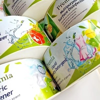 Stiker Botol Deterjen Laundry Label Pribadi Logo Kustom Tahan Air