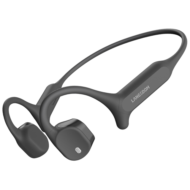 Langsdom AirWave Max  Bone Conduction Open-back Bluetooth Headphones with Wireless Bone Conduction Concept  Suitable for Sports