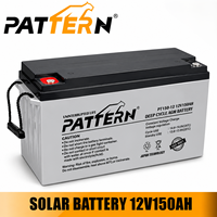 Batterie AGM à décharge profonde sans entretien PATTERN 12V 150Ah pour système d'alarme incendie et surveillance de sécurité