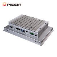 Pantalla táctil capacitiva IPC integrada de 10,1 pulgadas y 15,6 pulgadas, Monitor de montaje en pared, computadora Industrial MES HMI, PC de Panel todo en uno