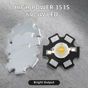 ハイパワー6V 5W 3535 <span class=keywords><strong>LED</strong></span>ウォームホワイトライト<span class=keywords><strong>SMD</strong></span> <span class=keywords><strong>LED</strong></span>チップオンボード<span class=keywords><strong>LED</strong></span>アルミニウムPCB付き高発光効率 - Product Image 4