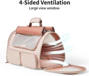 Sac de transport pour animaux de compagnie Dafeel personnalisé, confortable, siège de voyage, sac à main pour chiens, chats, shopping en plein air - Product Image 3