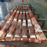 Barre omnibus en cuivre pur Hong Ye C11000 99,9 %, services de découpe/soudage/pliage sur mesure pour centrales électriques, 50x10x4000mm