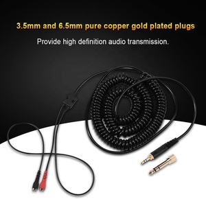 Câble audio de remplacement pour écouteurs <span class=keywords><strong>Sennheiser</strong></span> <span class=keywords><strong>HD25</strong></span> HD25sp HD560 HD540 HD480 HD430 414 HD250 - Product Image 4