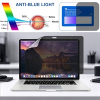 Filter Privasi 22.5 Derajat Anti Mengintip Perekat Penuh Pelindung Layar Anti Cahaya Biru untuk MacBook Pro Retina 15.4" A1286