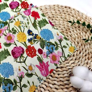 <span class=keywords><strong>Tissu</strong></span> popeline 100% coton peigné de haute qualité, impression numérique pour robes de femmes, chemises, vêtements pour enfants - Product Image 4