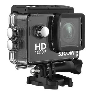 Спортивная экшн-камера 1080P Sjcam Sj4000 Водонепроницаемая 170D 2,0 дюймовый ЖК-экран видеорегистратор мини-камера HD DV видеокамера