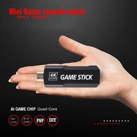 Manette de jeu pour PS 5 4K Game Stick 37000+ jeux X2 avec contrôleur P3 Manette de jeu sans fil 2.4G Console de jeu vidéo rétro classique