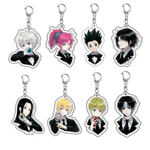 5000 Stili Portachiavi Anime Cartoon da 5cm Serie HxH GON <span class=keywords><strong>KILLUA</strong></span>, Anello Portachiavi in Plastica Acrilica a Doppia Faccia - Product Image 1
