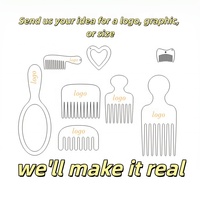 Brosse à cheveux en acétate à pois Ume, brosse à cheveux à long manche pour masser le cuir chevelu, logo personnalisé OEM ODM, accessoires pour cheveux en gros