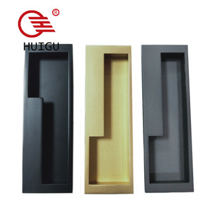 黑色/金色/灰色门手指拉手厨柜门隐藏把手 - Product Image 4