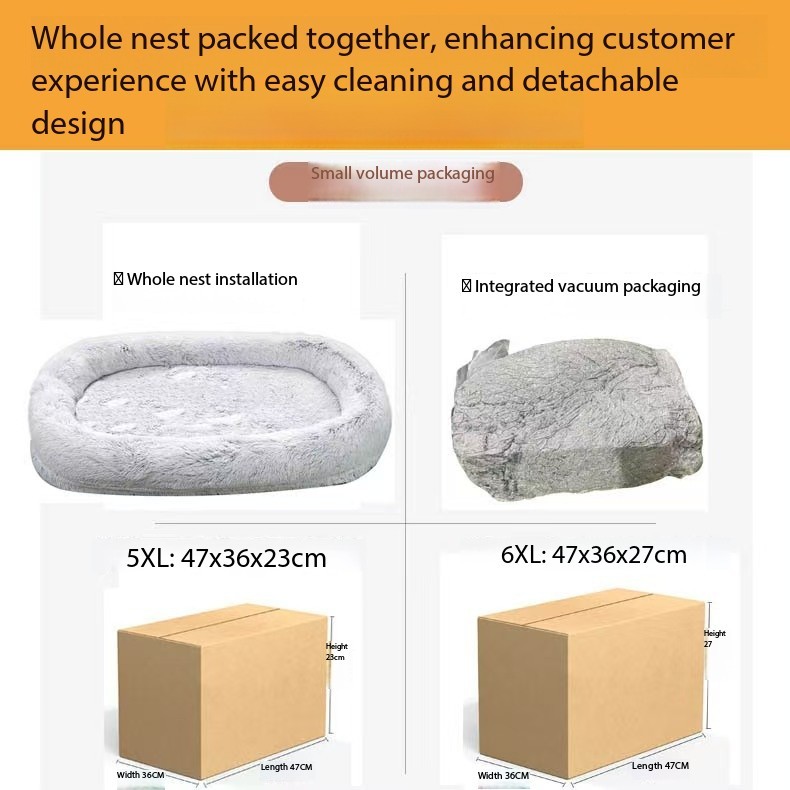 Oversized Fluffy Human & Dog Bed – Super Comfortable Washable Pet Pad for Large Dogs, Adults & Relaxation - View 2