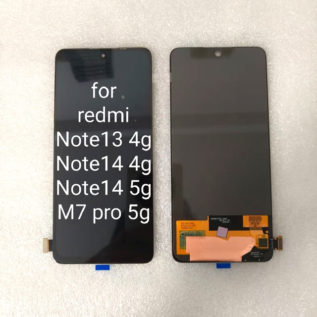 Touch Lcd Screen for Redmi Note13 4G Note14 4G Note 14 5g M7 Pro 5g Lcd Display Mobile Phone Lcds for Replacement Repair