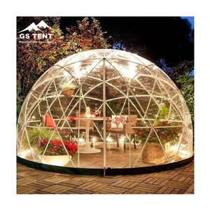 Tente transparente personnalisée de dôme géodésique en PVC 6m pour les projets de villégiature et les locations d'événements - Product Image 1