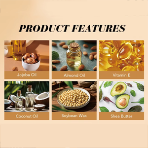 เทียนนวดน้ำมันหอมระเหยขี้ผึ้งถั่วเหลืองใช้ในบ้านเพื่อบรรเทาความเครียดและเพิ่มความชุ่มชื้นให้ผิวเทียนหอมน้ำมันบำรุงผิว - Product Image 5