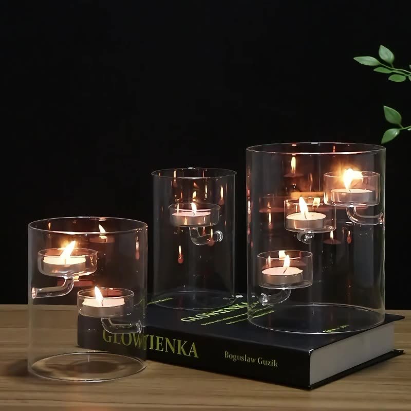 Creative Home Decoration Glass Candlestick Oil