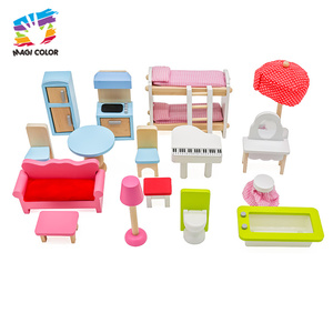 הכי פופולרי <span class=keywords><strong>diy</strong></span> מיני ורוד עץ בובה בית צעצוע לבנות <span class=keywords><strong>Toy</strong></span>-W06A100 חינוכי - Product Image 4