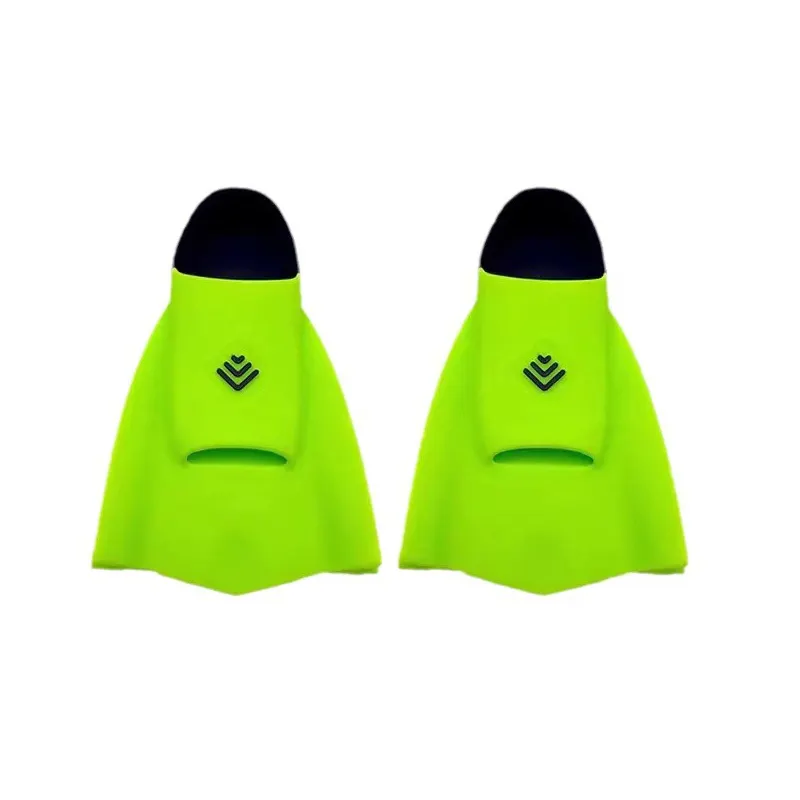 Palmes courtes en silicone avec impression de logo personnalisé palmes de plongée d'entraînement professionnel de haute qualité palmes de plongée en apnée pour enfants adultes