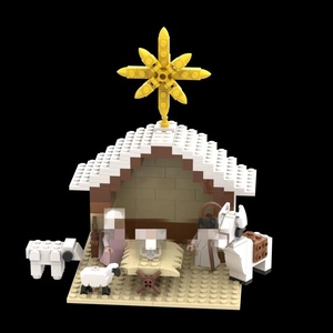 Crèche DIY personnalisée : Scène de la Nativité en blocs de construction en plastique pour adultes – Décoration spirituelle et cadeau de foi - Product Image 3