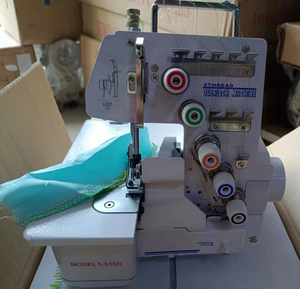 Machine à coudre avec 13 points de surjet de base, ourlet roulé facile, <span class=keywords><strong>bras</strong></span> <span class=keywords><strong>libre</strong></span> pour la couture circulaire, alimentation différentielle pour une couture parfaite - Product Image 3