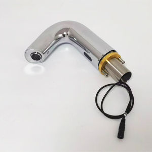 HY-180AD ก๊อกน้ำชุบโครเมี่ยมหลุมเดียวเซ็นเซอร์อัตโนมัติ, ก๊อกน้ำอ่างล้างหน้าโลหะผสมสังกะสีติดตั้ง - Product Image 5