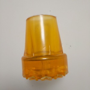 Cane Head Rubber Foot <b>Pad</b> Orange Plastic Replacement Part For <b>Walking</b> Stick Accessories - Product Image 1