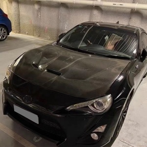 Capot avant en fibre de carbone style <span class=keywords><strong>SM</strong></span> pour Toyota GT86 Subaru BRZ FT86 ZN6 2013-2020, avec prise d'air de pare-chocs avant et couvercle de capot, kit carrosserie - Product Image 6