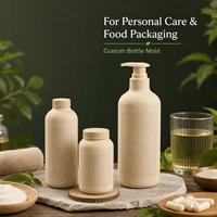 Bouteille en papier personnalisée de 1000 ml pour recharge d'assouplissant textile, kit haute résistance à l'huile, 12 Cobb 5 Aatae Bio Factory Pro imperméables