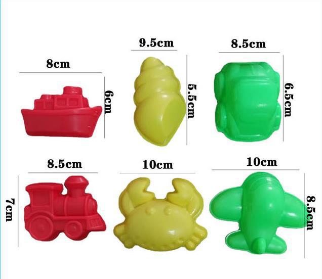 Sea, land and air 6-piece set