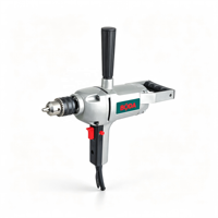 Bor Listrik Industri Berkabel 220-240V 600W 13mm untuk Pengeboran Kayu, Logam, dan Dinding
