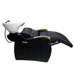 Estación de Lavado de Cabello Profesional Ajustable para Barbería y Salón de Belleza, Silla de Champú Eléctrica con Tazón de Cerámica - Product Image 4