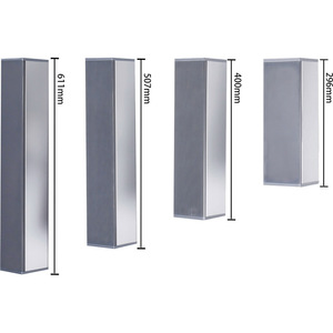Altavoz de Columna Impermeable de Aleación de Aluminio Clk de 296 mm, Altavoz de Exterior para Escuelas, Centros Comerciales, Fábricas, Lugares Turísticos y Estaciones - Product Image 1