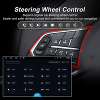Autoradio Android universel 9 pouces, écran 2.5D, CarPlay sans fil, Android Auto, navigation GPS, radio FM RDS, caméra arrière AHD, unité principale