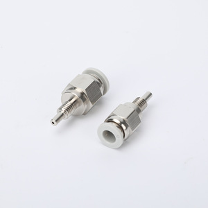 <b>Dedicated</b> Connector Pneumatic Quick-Connect Air Hose 8-M6 Threaded Straight Laser Head 6-M6 Split Thread - Product Image 1