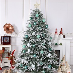 Adorno Navideño de Bola de Plástico Electrochapado de 6 cm, Colgante Pintado para Decoración de Techo de Centro Comercial, Bolas de Navidad - Product Image 5