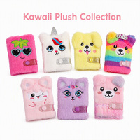 Cuaderno A6 Personalizado con Diseño de Gato Kawaii, Diario con Cubierta de Tela, Mini Diario Impreso para Estudiantes, para Escribir en la Escuela y como Regalo