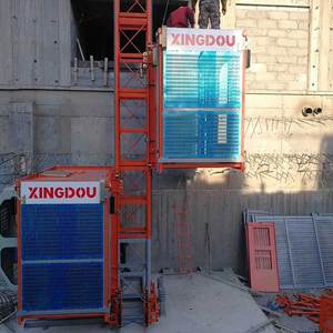 CE COC承認建設設備貨物レンガセメントエレベータープラットフォームコアモーターギア建物建設 - Product Image 2