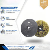 Brosse de polissage de bonne qualité de 10 pouces 24 # -1500 #   Brosse de polissage industrielle, micro-brosse de polissage, outil de polissage diamanté durable