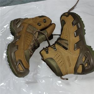 Bottines mi-hautes en daim brun foncé TSB07 - Product Image 4