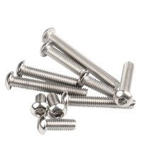 Vis à tête bombée hexagonale ISO 7380 en acier inoxydable M2 M3 M4 M5 M6 M8 M10