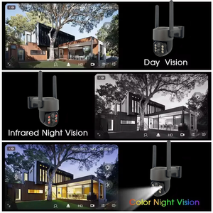 Tuya 4MP屋外防水PIRモーション検出カラーナイトビジョン双方向オーディオソーラーバッテリー4Gカメラ - Product Image 5