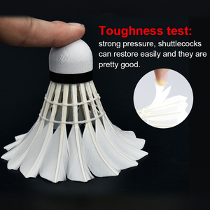 Whizz Model ZE-9 Goose Curving Feather Shuttlecock Durable Economic <strong>Badminton</strong> - Product Image 6