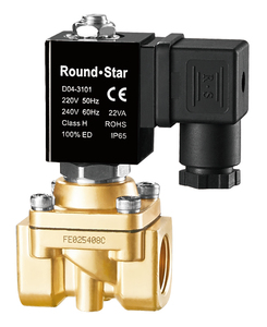Solenoide de Acción Directa de Tamaño Pequeño Certificado Serie N2W-A 1/4'-1/2' AC220V DC24V Normalmente Cerrado Normalmente Abierto - Product Image 1