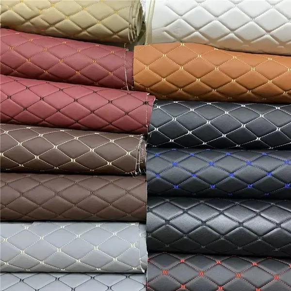 PVC Leather Supplier Customized Smooth PVC Waterproof Leather for Car Floor Mat Leather Roll