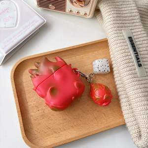 Coque de protection pour écouteurs <span class=keywords><strong>Airpods</strong></span> 1, 2, 3, 4 Pro, Pro 2, étui de protection en silicone avec pendentif, modèle 3D - Product Image 3