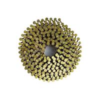 Clous en acier au carbone de haute qualité, taille personnalisée 15 °   Clous en fil de fer collés en bobine pour le travail du bois et la fabrication de palettes